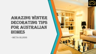 Amazing Winter Decorating Tips For Australian Homes