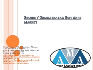 Security Orchestration Software Market