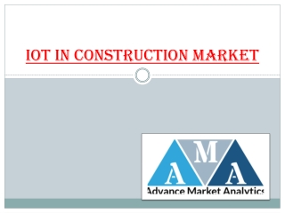 IoT in Construction Market