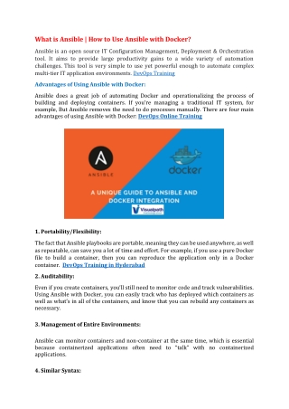 What is Ansible And How to Use Ansible in Docker