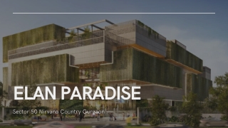 Elan Paradise Assured Return Plan, Elan Paradise Nirvana Country Gurgaon