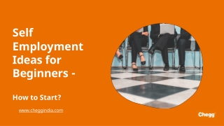 Self Employment - Definition, Ideas, and Examples
