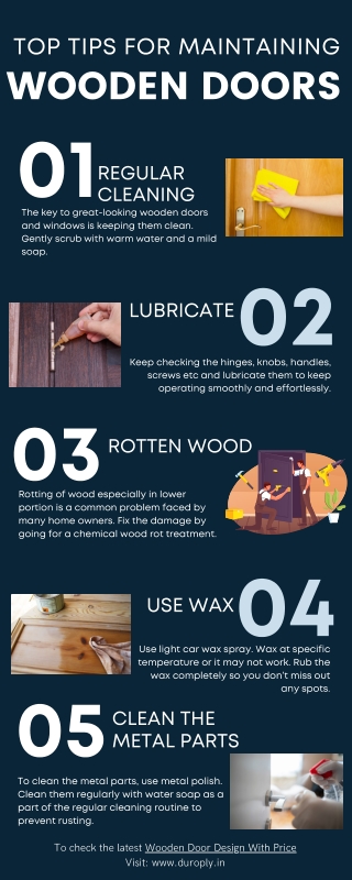 Top Tips For Maintaining Wooden Doors