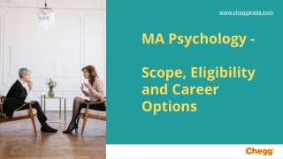 MA Psychology - Scope, Eligibility and Career Options