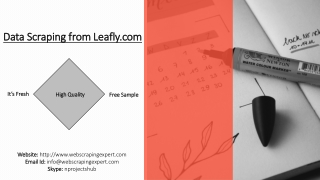 Data Scraping from Leafly.com