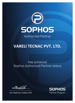 Sophos PartnerCertificate