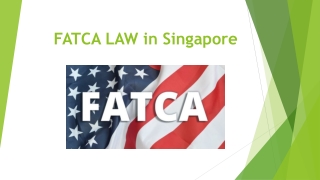 FATCA LAW in Singapore