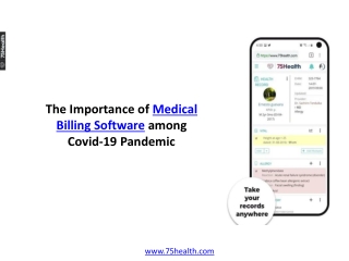 The Importance of Medical Billing Software among Covid-19 Pandemic