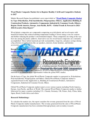 Wood Plastic Composite Market