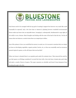 landscaping contractor canberra  Bluestone Landscapes