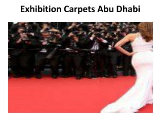 Exhibition Carpets