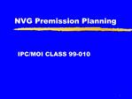 NVG Premission Planning