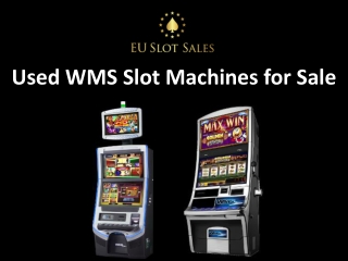 Used WMS Slot Machines for Sale