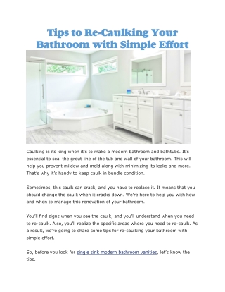 Single sink modern bathroom vanities