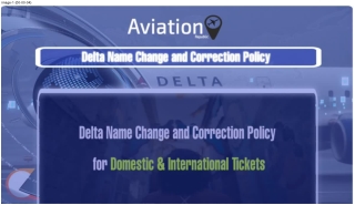 Delta Name Change and Correction Policy for Domestic & International Tickets