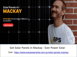 Get Solar Panels in Mackay