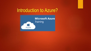 Introduction to Azure