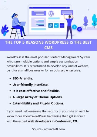 THE TOP 5 REASONS WORDPRESS IS THE BEST CMS