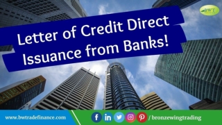 Letter of Credit from Banks | LC Issuance | LC Payment in Trade