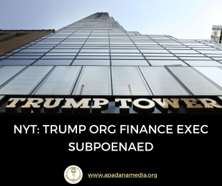 Trump Org finance exec subpoenaed, Michigan News Agency in Battle Creek