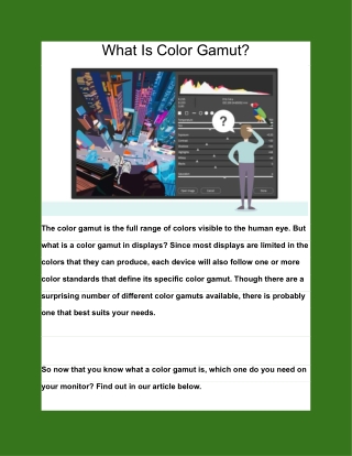What Is Color Gamut_