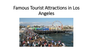 Famous Tourist Attractions in Los Angeles