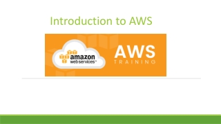 Introduction to AWS