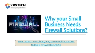 Why your small Business need firewall network security system Dubai?