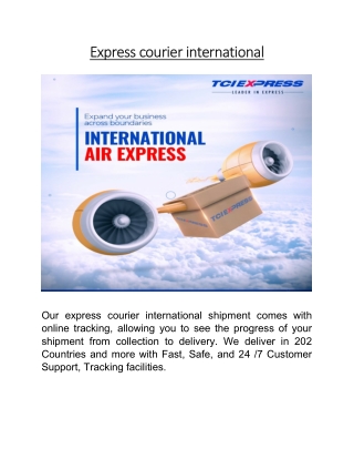 Express courier international