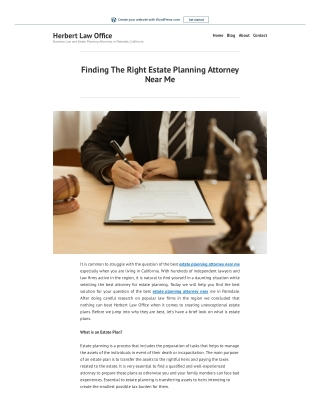 Finding The Right Estate Planning Attorney Near Me