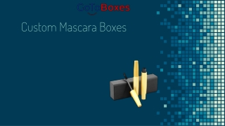 Get Custom Mascara Boxes Wholesale at GoToBoxes