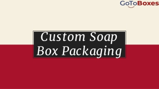 Soap Packaging