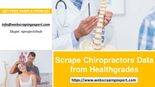 Scrape Chiropractors Data from Healthgrades