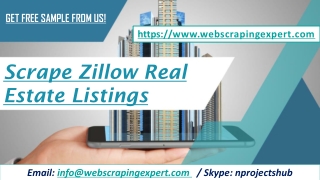 Scrape Zillow Real Estate Listings