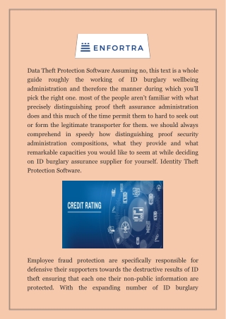 Identity Theft Protection Software | Enfortra.com