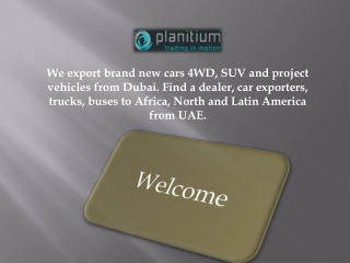 New Cars Trading In Dubai– Get The Foreign Cars Imported Easily