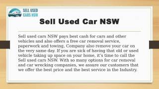Cash For Cars in Jamisontown