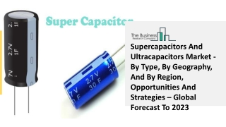 Supercapacitors And Ultracapacitors Market Industry Trends And Emerging Opportu