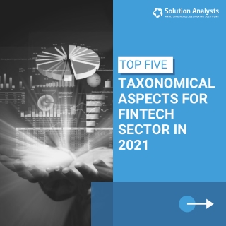 Top Five Taxonomical Aspects for Fintech Sector in 2021