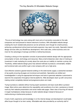 TheKeyBenefitsOfAffordableWebsiteDesign