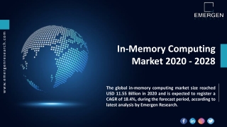 In-Memory Computing Market Drivers, Restraints, Merger, Acquisition,
