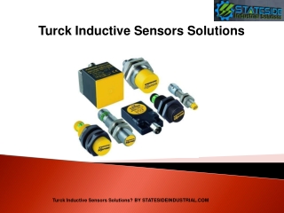 Turck Inductive Sensors Solutions