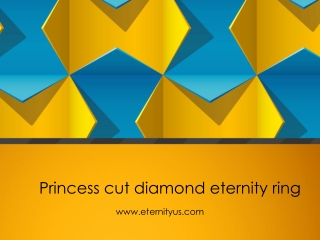 Buy Princess Cut Diamond Eternity Ring Online