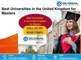 Best Universities in the United Kingdom for Masters