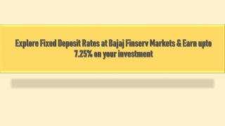 Bajaj fd interest rates 2021