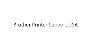 For Technical Support Call Brother Printer Support USA at  1 833-530-2440