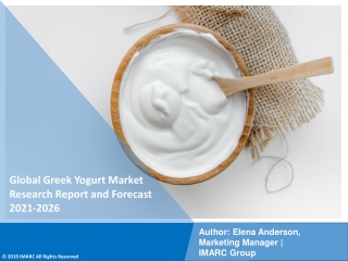 PDF |Greek Yogurt Market Research Report, Upcoming Trends 2021-2026