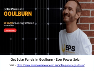 Get Solar Panels in Goulburn
