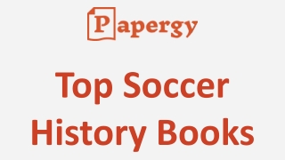 Top Soccer History Books