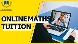 Online Maths Tuition